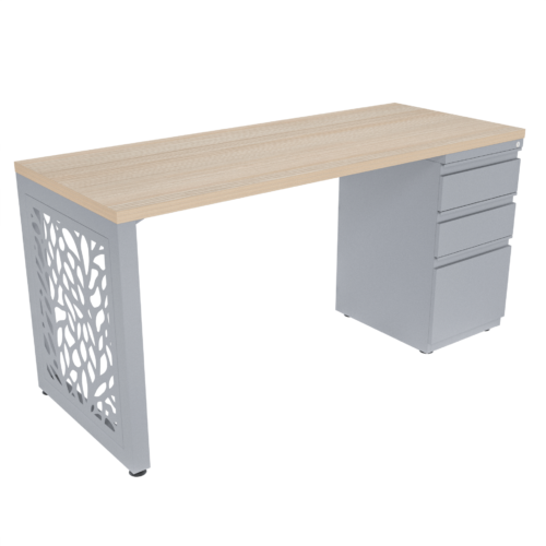 Escritorio recto Pikazzo Forest con archivador 2X1