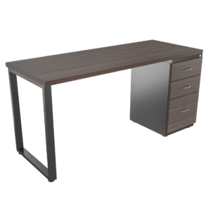 Escritorio recto Venetton con archivador 2X1 frente madera