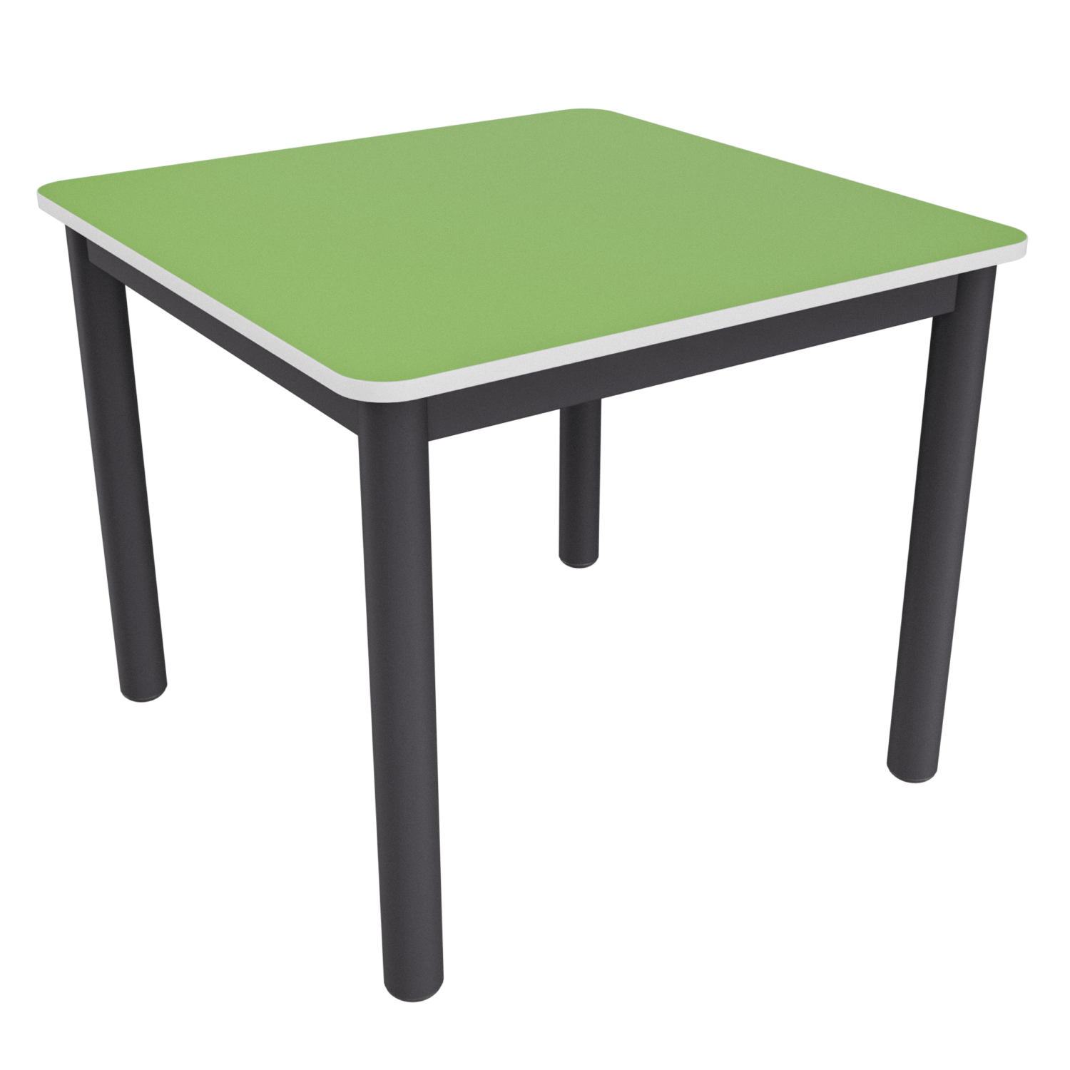 Mesa escolar – Verde – Negro mate
