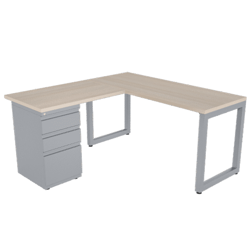 Escritorio Pikazzo Cerrada en L con archivador 2X1