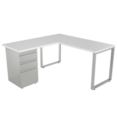 Escritorio Venetton en L con archivador 2X1