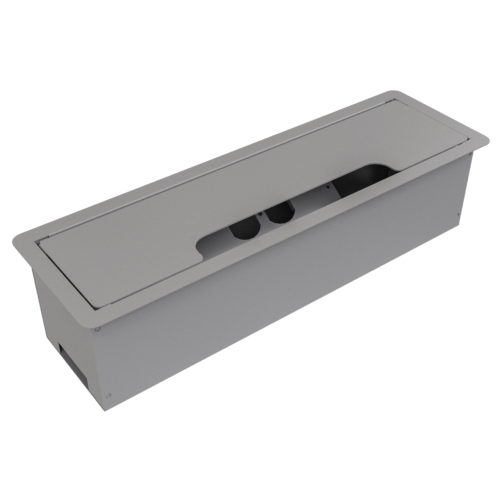 Grommet 2 tomacorriente + 1 toma de datos