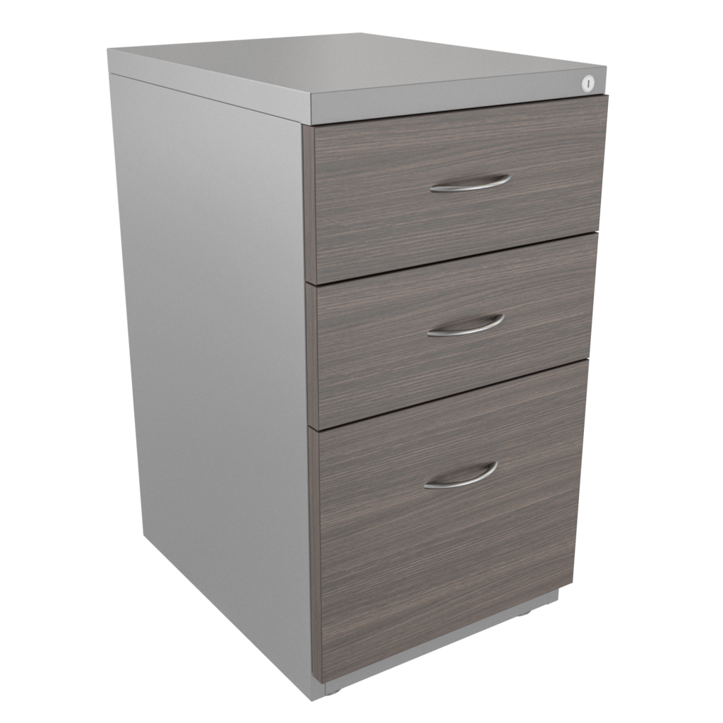 Archivador metálico 2X1 frente madera