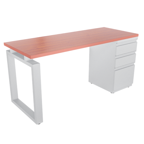 Escritorio recto Qbex con archivador 2X1