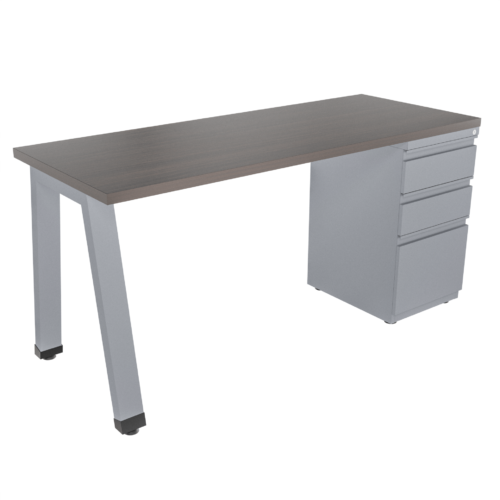 Escritorio recto Vega con archivador 2X1