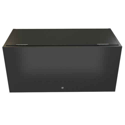 Gabinete aéreo metálico – negro brillante V2