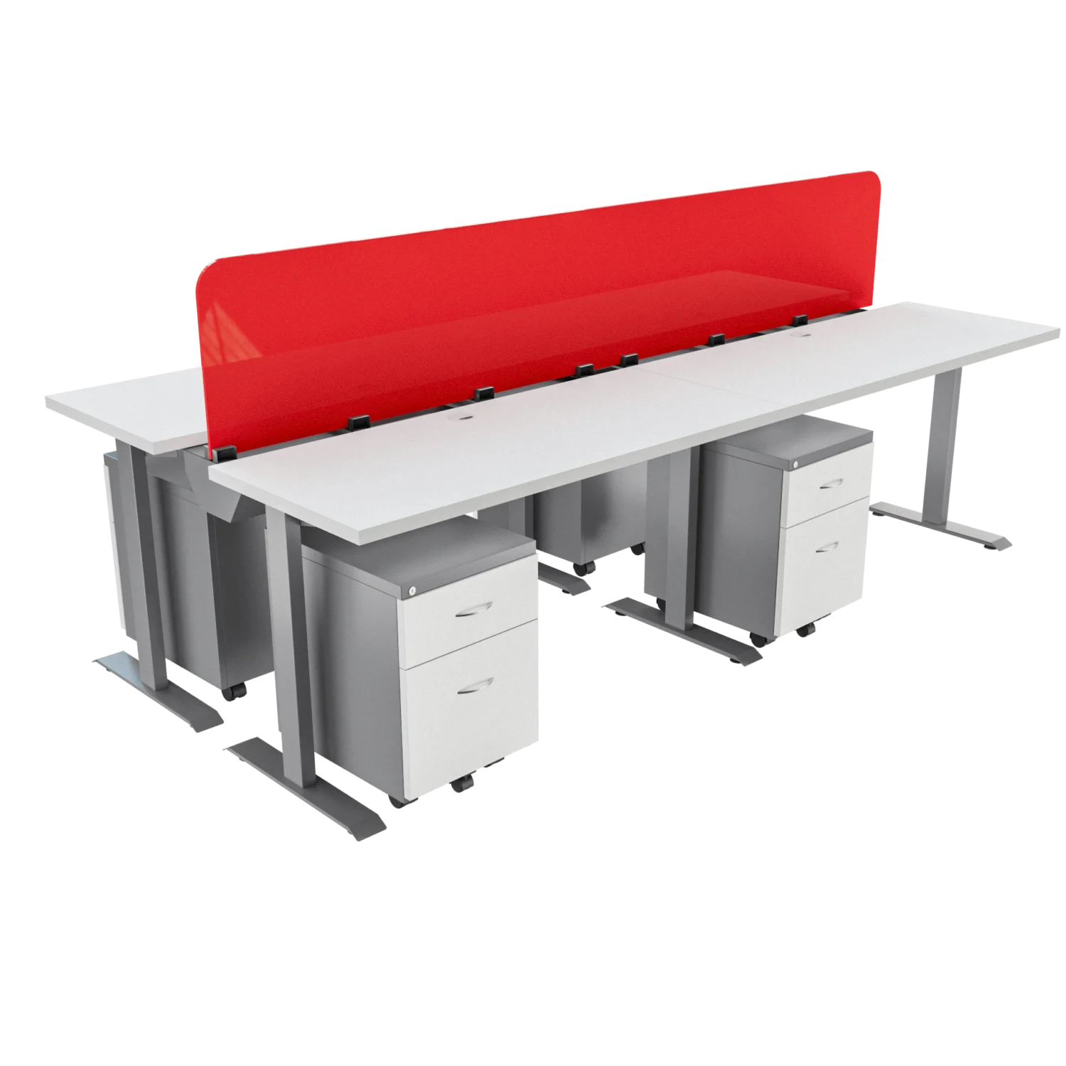 Isla Platino – Blanco – Gris brillante