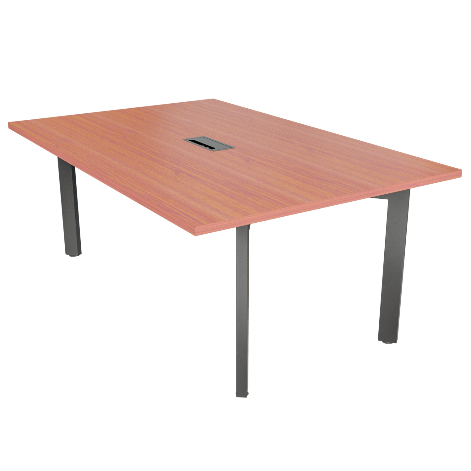 Mesa de juntas Valentna – Cerezo – Negro brillante