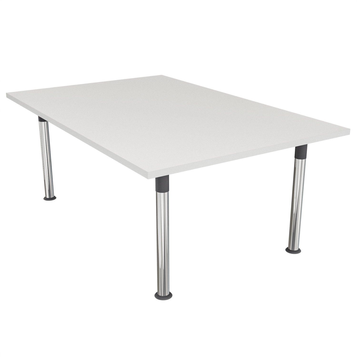 Mesa de juntas Victoria – Blanco – Chromo