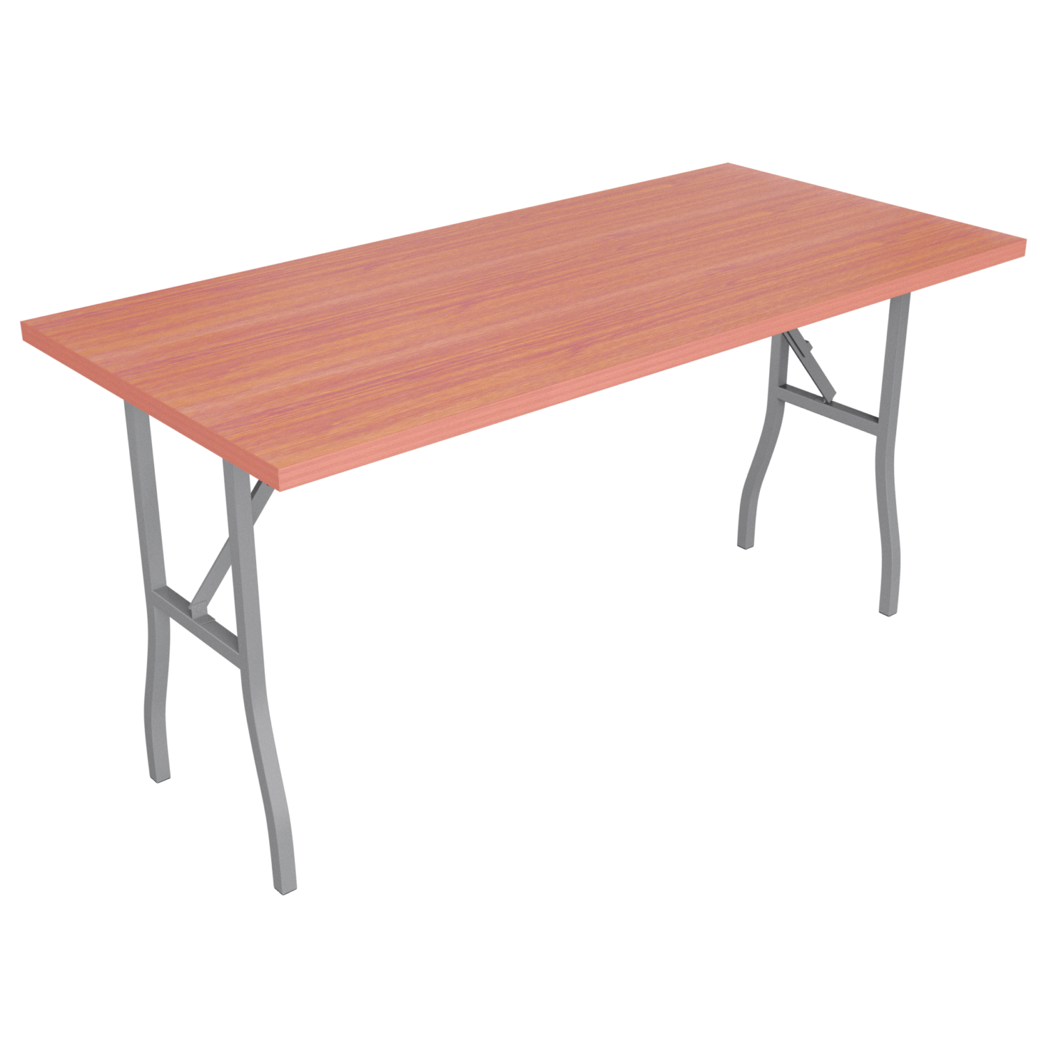 Mesa plegable Aries – Cerezo – Gris brillante