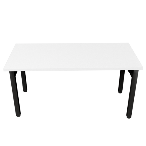 Mesa plegable Pikkazo- blanco – negro brillante v3