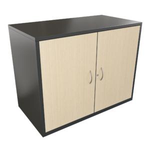 Mueble papelera AZ 0.70 mts alto frente madera
