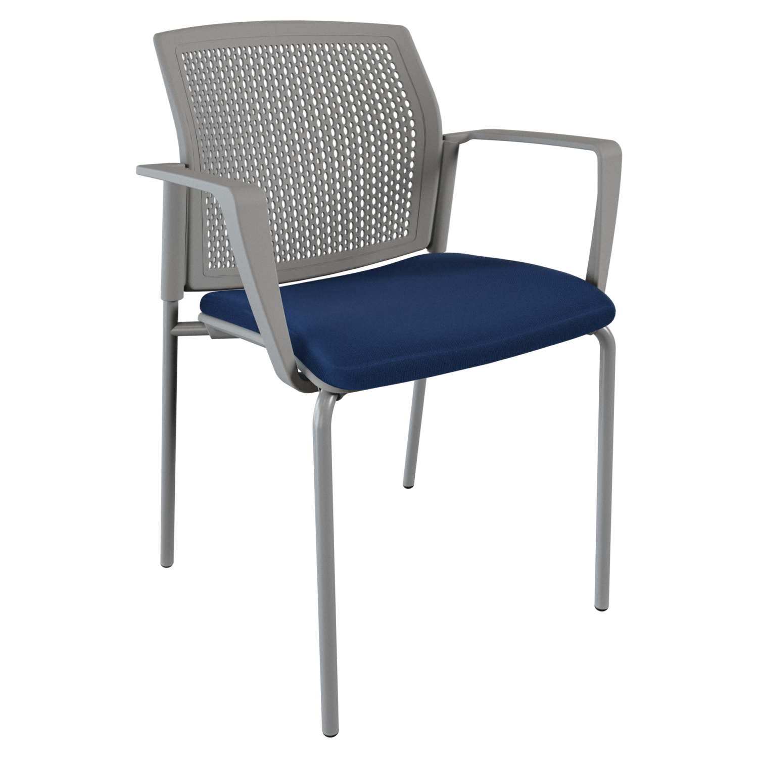 Silla Logan – Azul rey – Gris