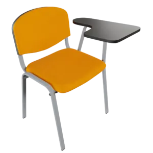 Silla universitaria Isósceles tapizada sin portalibros