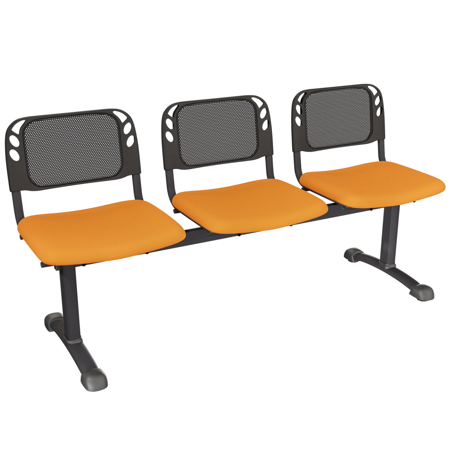 Tandem Iso Malla 3P – Naranja – negro mate