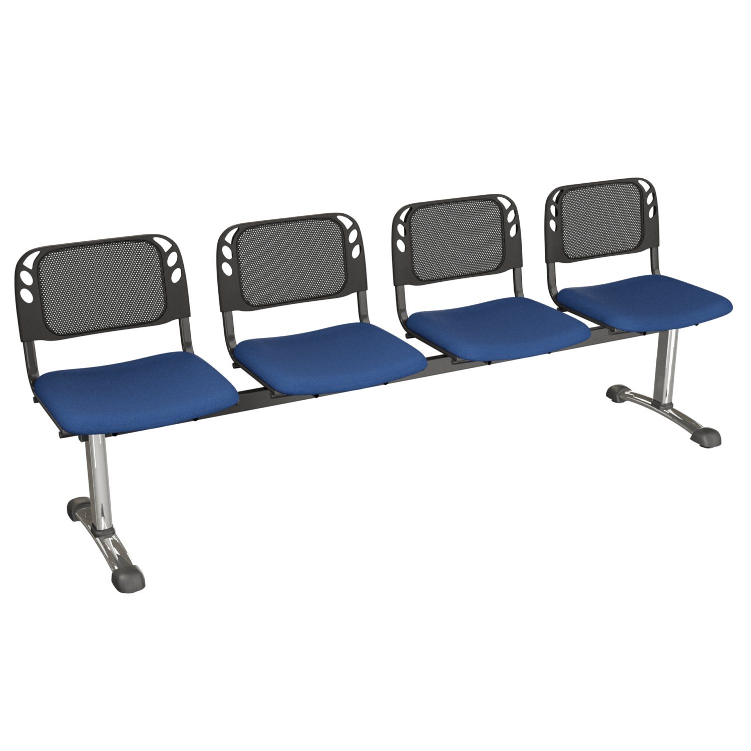 Tandem Iso Malla 4P – Azul – negro brillante_chromo