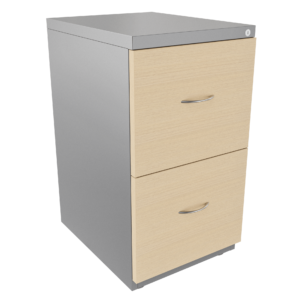 Archivador metálico 2X2 frente madera