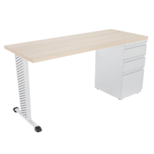 Escritorio recto Tower con archivador 2X1