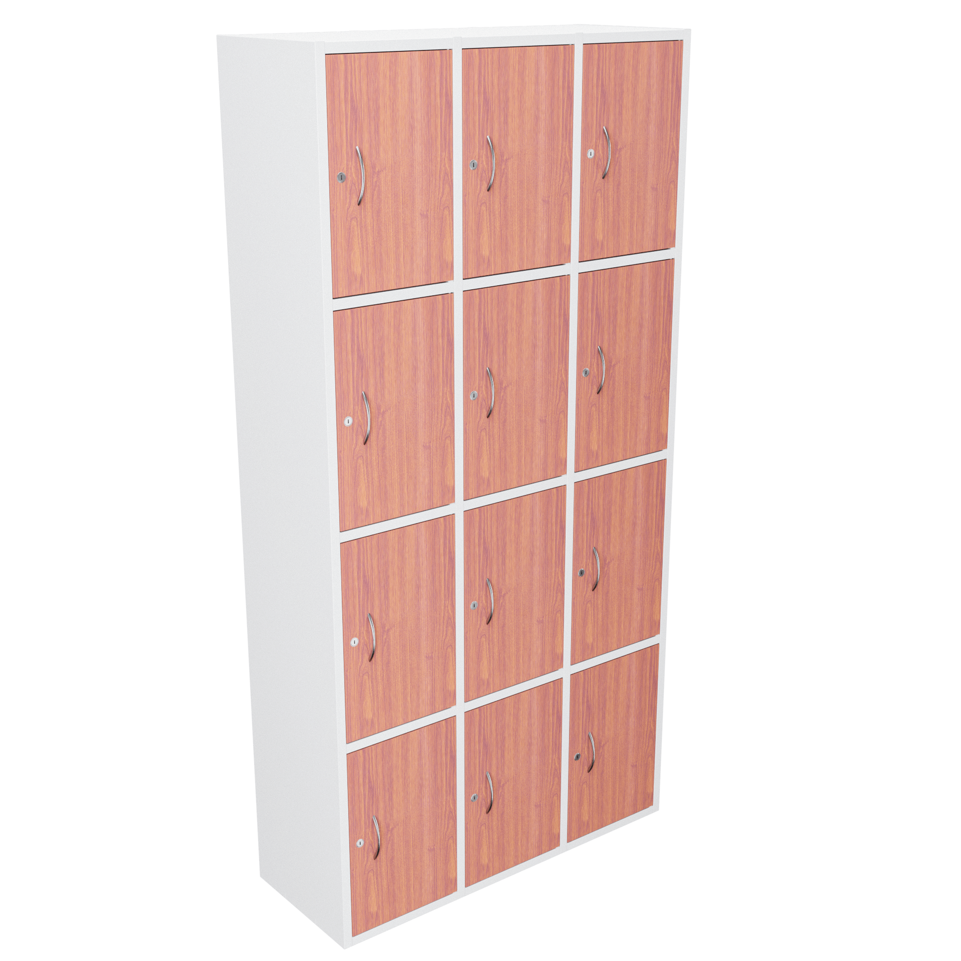 Casillero doce puestos puertas en madera