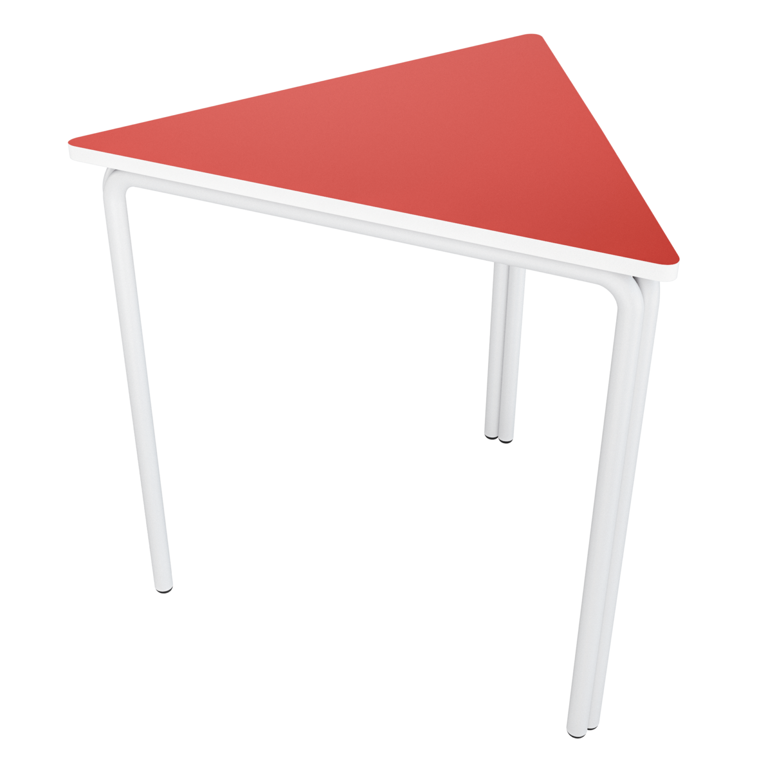 Mesa Preescolar triangular – Rojo – Blanco