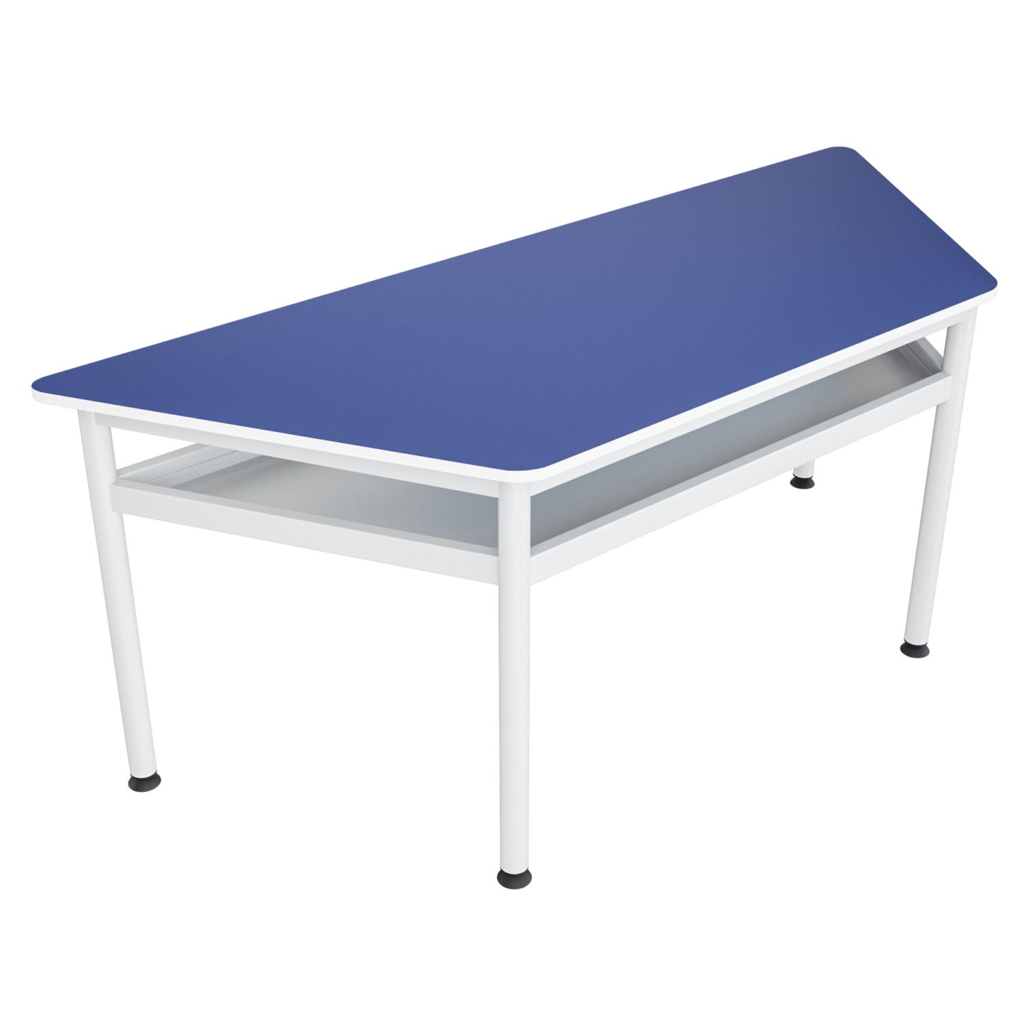 Mesa trapezoidal – lapislazulí – Blanco