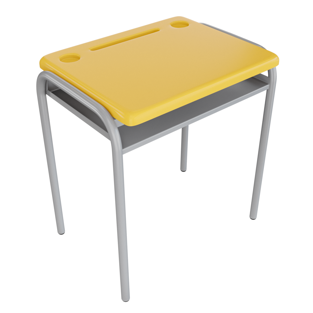 Pupitre Rectangular Unipersonal plástico