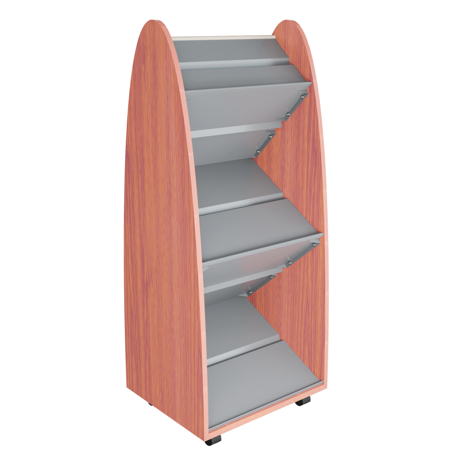 Revistero – Cerezo – gris brillante