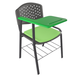 Silla universitaria Prisma tapizada