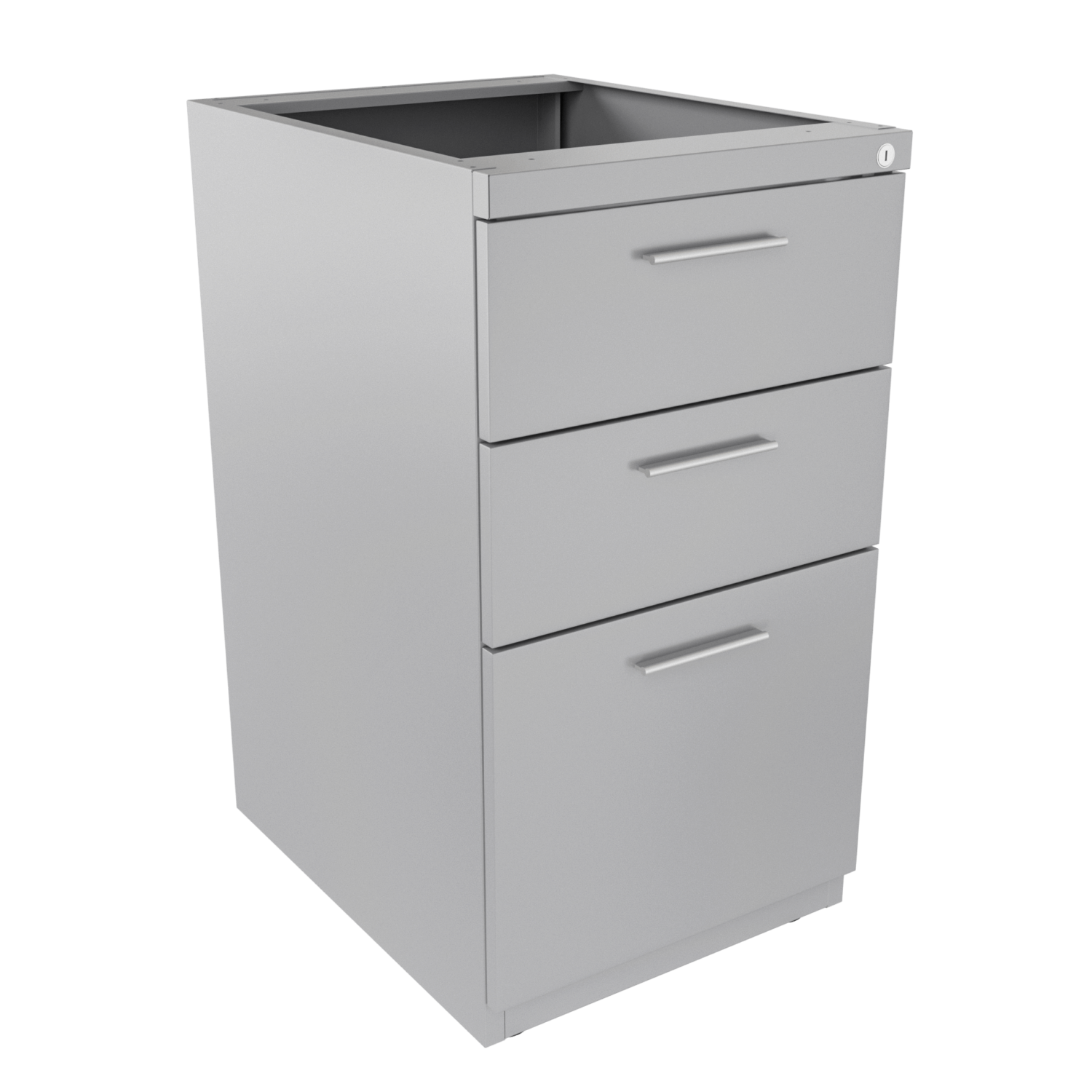 Archivador 2X1 Sin techo – gris brilante