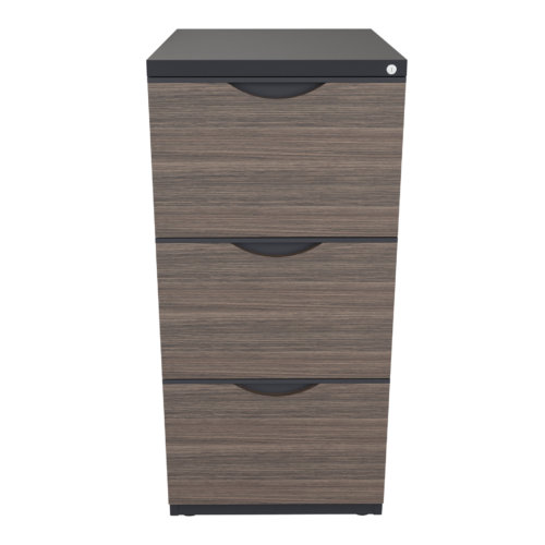 Archivador 4 alturas – Negro mate – Grey Oak V2
