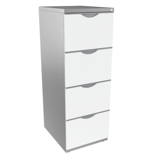 Archivador 4 alturas frente madera