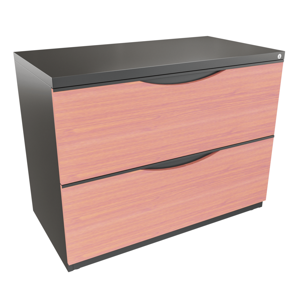 Archivador Horizontal 2 alturas frente madera