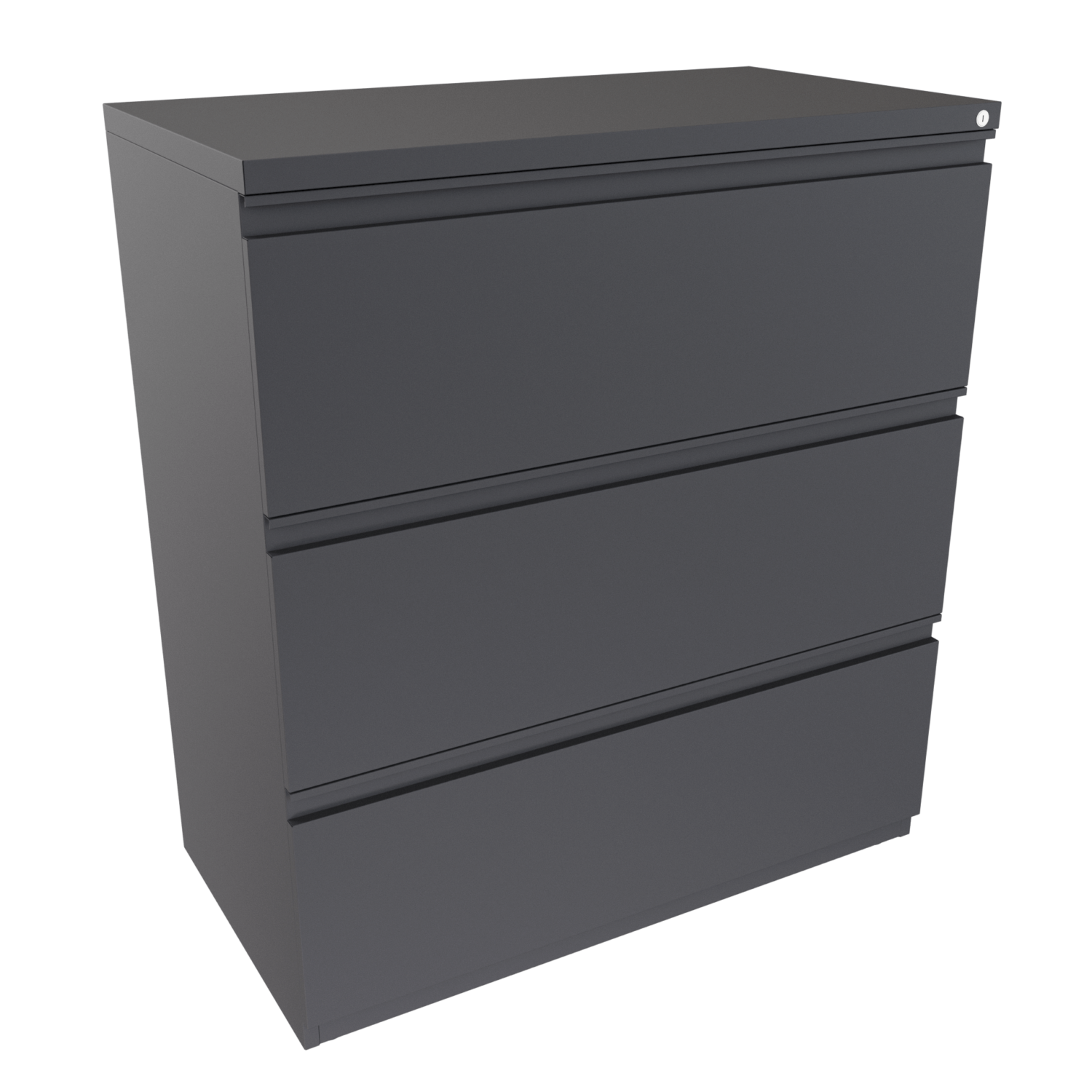 Archivador Horizonta 3 alturas – Negro mate