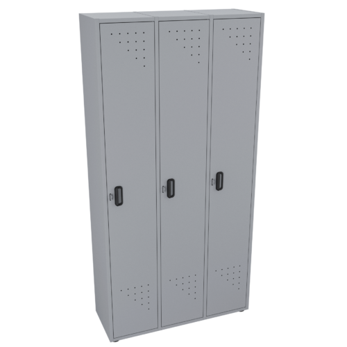 Casillero triple compartimiento