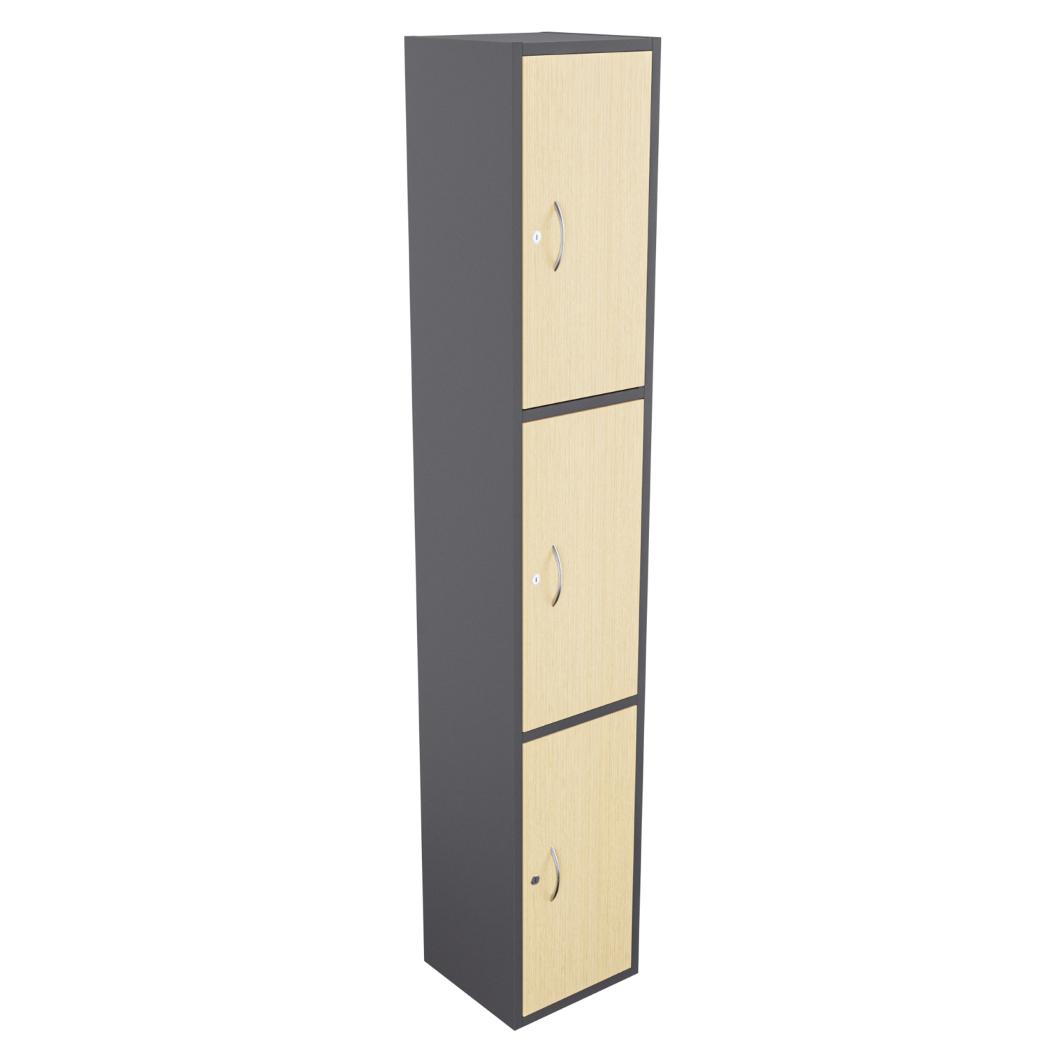 Locker 3 alturas – Negro mate – Alpi