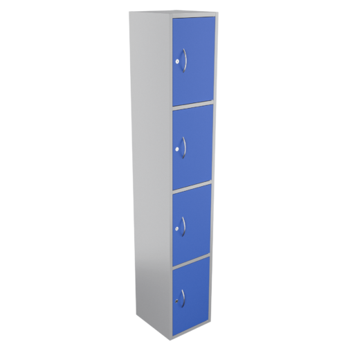 Casillero cuatro alturas frente madera