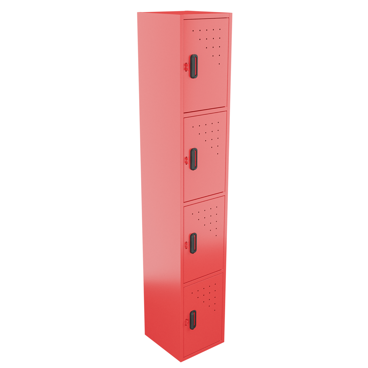 Locker 4 alturas – Rojo