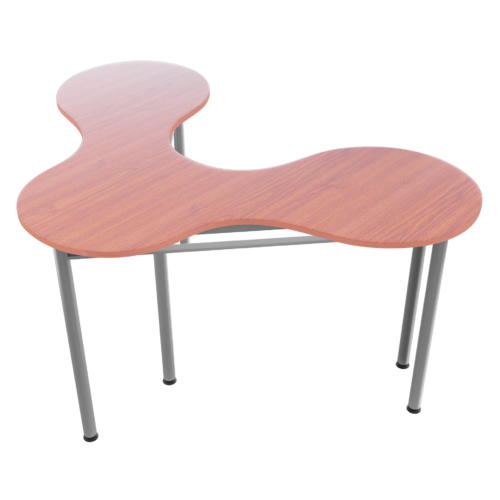 Mesa Modular – cerezo – gris brillante V3