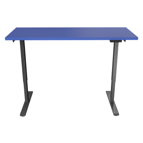 Mesa de altura regulable eléctrica platino – negro brillante – Lapislazuli V3