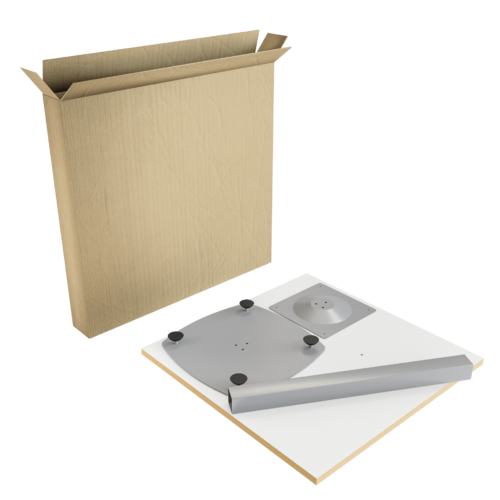 Mesa desarmada Square Modular