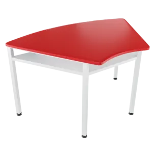 Pupitre Trapezoidal con portalibros superficie plástica