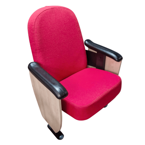 Silla para auditorio espaldar redondo