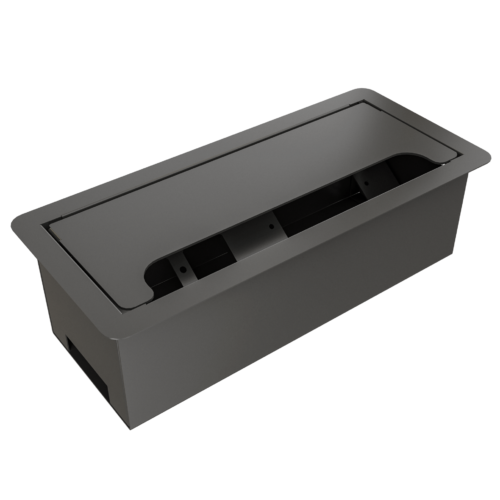 Grommet (1 levintón + 1 datos) – Negro brillante