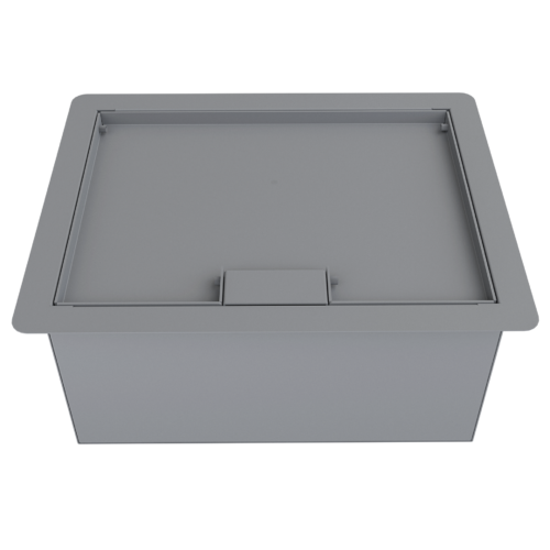 Grommet de piso V2 – gris mate V2