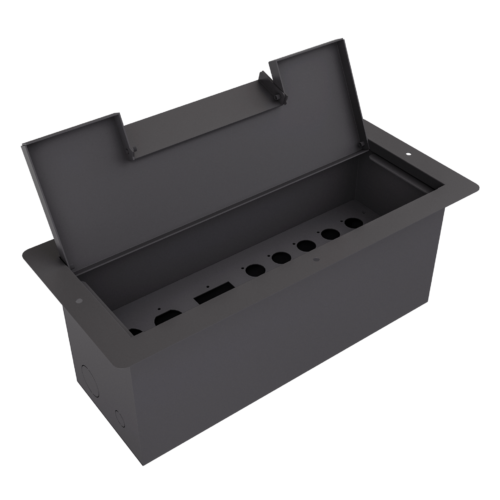 Grommet de piso – negro micro