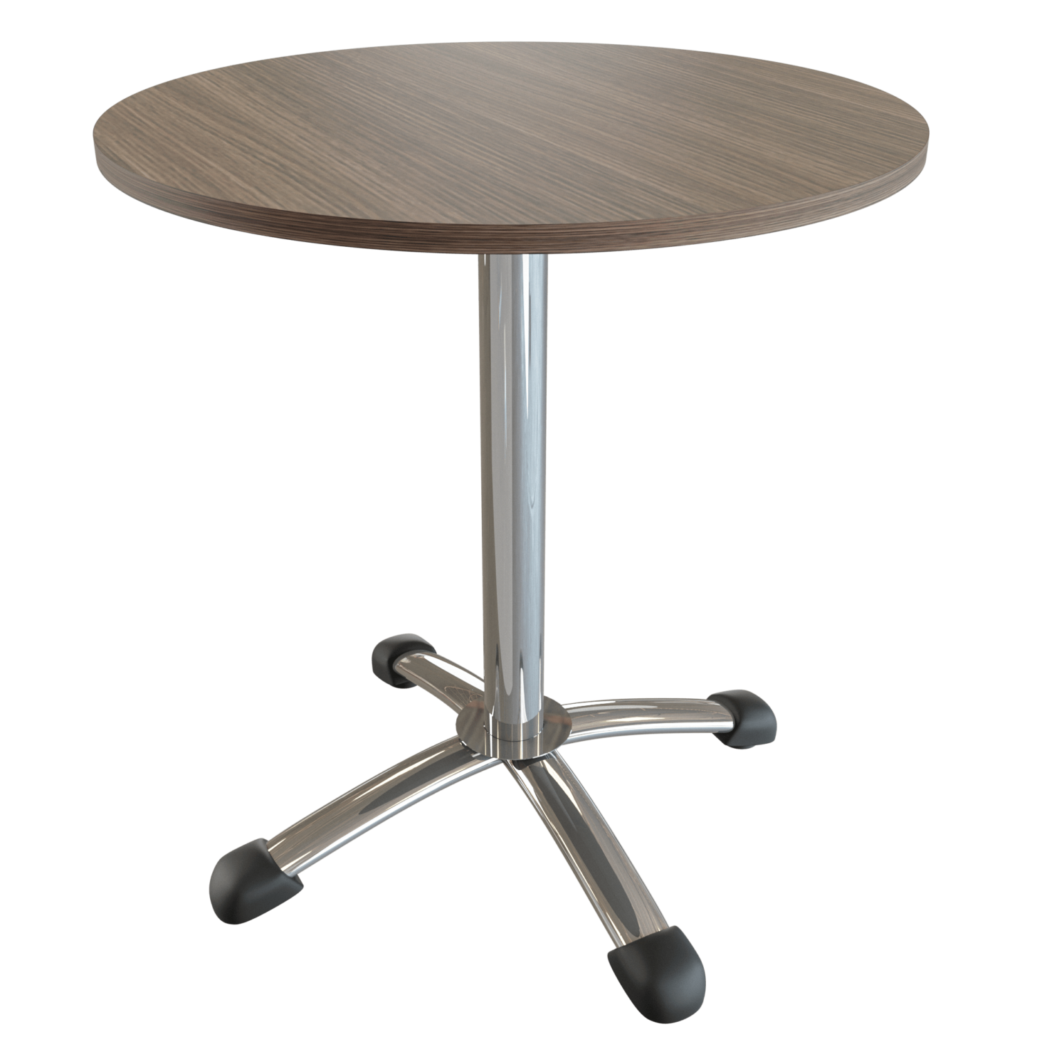 Mesa elíptica – grey oak – cromo