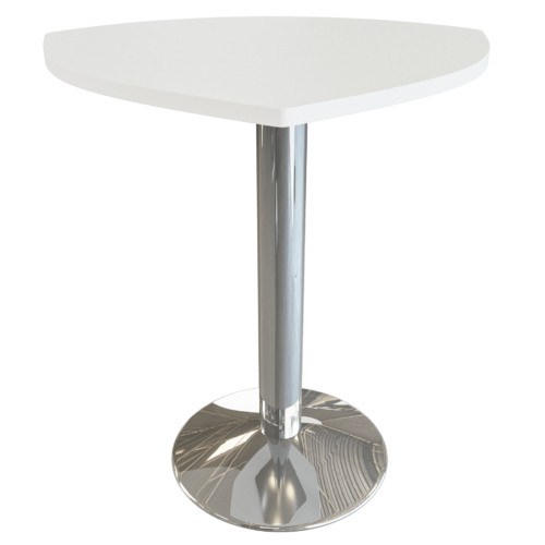 Mesa gota auxiliar – cromo – blanco V3